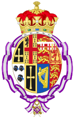 Description de l'image Coat of Arms of Mary, the Princess Royal and Countess of Harewood (Order of Queen Maria Luisa).svg.