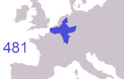481-870 yılları arasında Frankların genişlemesi