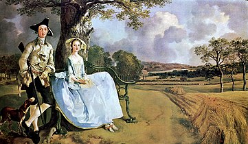 Thomas Gainsborough - Mr and Mrs Andrews (1750)
