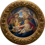 『マニフィカートの聖母』（1483-85年、ウフィツィ美術館所蔵）