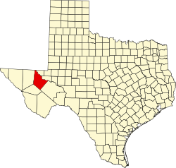 Koartn vo Reeves County innahoib vo Texas