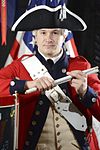 Drummer of the United States Army's Old Guard Fife and Drum Corps, 2013