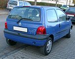 2004–2007 Twingo, achterzijde