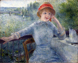 Retrato de Alphonsine Fournaise, 1879, Musée d'Orsay, Paris, France