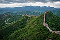 A Grande Muralha da China é uma atração turística popular.