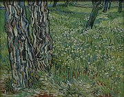 Tree Trunks in the Grass 1890 Kröller-Müller Museum, Otterlo (F676)