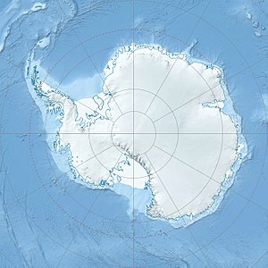 Location of Guillermo Mann Station in Antarctica