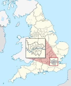 Città di Londra – Localizzazione