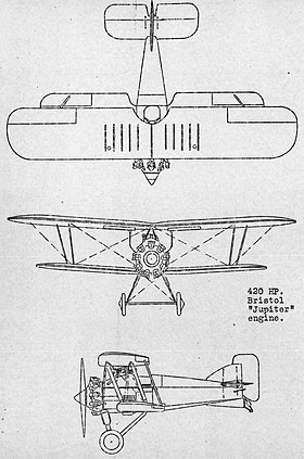 vue en plan de l’avion