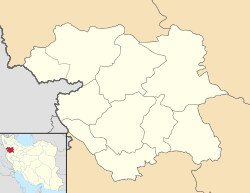 Zherizhah is located in Iran Kurdistan