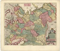 Империя Русская или Московская (Nicolaes Witsen; Frederick De Wit, 1680 г)