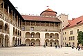 Il cortile del castello di Wawel