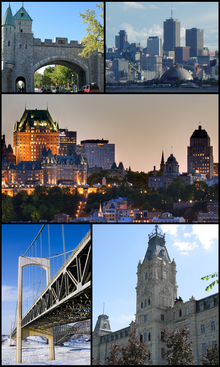 Montage von Québec