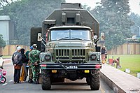 Système de boulangerie mobile de campagne de l'armée bangladaise avec ZIL-131