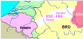 Image 1Map showing the area of West Germany occupied by Belgian forces after the Second World War, known as FBA-BSD (from History of Belgium)