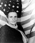 Novelist, playwright, poet Gertrude Stein (AB, 1898)