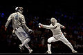 Image 8 2013 World Fencing Championships Photograph: Marie-Lan Nguyen Nikolay Kovalev (R) attacks Áron Szilágyi (L) in the semi-finals of the men's sabre event at the 2013 World Fencing Championships. Although Kovalev won, he lost in the final against Veniamin Reshetnikov. Held in Budapest, Hungary, from 5 to 12 August, the 2013 Championships saw 827 fencers from 101 countries compete. Russia won the most medals (11), followed by Italy (6) and Ukraine (4). More selected pictures