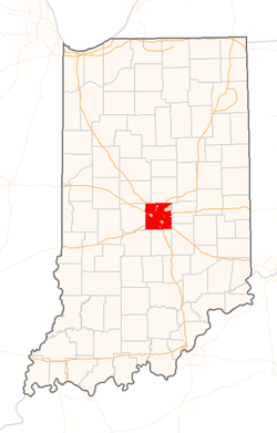 Location in the state of Indiana