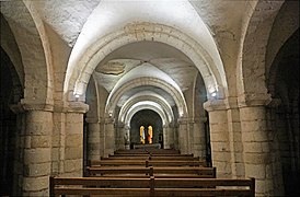 Crypte de la cathédrale Saint-Étienne d'Auxerre.