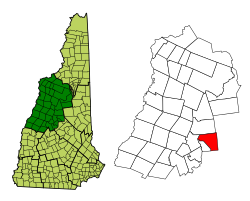 Location in Grafton County, New Hampshire