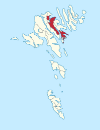 Lage von Runavíkar kommuna in Dänemark