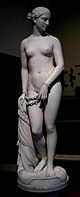 ハイラム・パワーズ作『ギリシャの奴隷』1851年。イェール大学美術館所蔵
