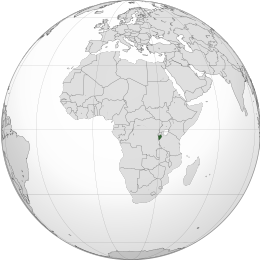 Burundi - Localizzazione