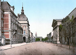 Cavalierstraße i Dessau rundt 1900