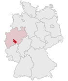 situo de la distrikto Oberberg en Germanio