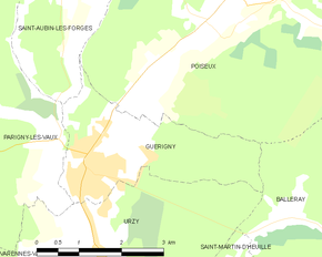 Poziția localității Guérigny