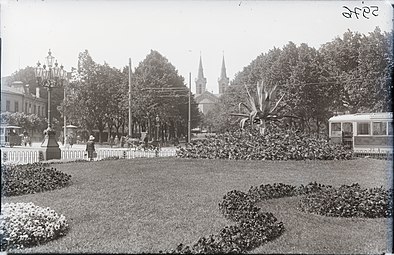 Вид на бульвар со стороны площади Свободы, 1930-1940 годы