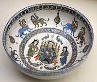 Bowl with ruler and sphinxes