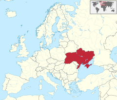 Położenie Ukrainy