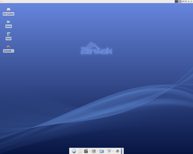 рабочий стол Zenwalk Linux 5.2