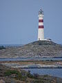 Oksøy Lighthouse off Kristiansand in Agder County