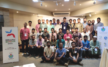 Group photo of Wikimania 2022–Bangladesh Round