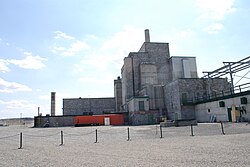 Exteriér reaktoru v roce 2014