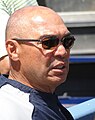 A side-view of Reggie Jackson wearing sunglasses.