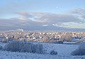 Saldus sett fra borgen. Foto: januar 2006