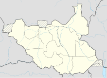 HSTO trên bản đồ Nam Sudan