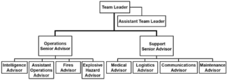Security force assistance brigade advising team structure[16]