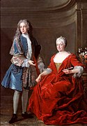 La duchesse Elisabeth-Charlotte et son fils (1723).