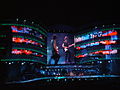 Stones on stage, Bigger Bang Tour, Twickenham, London, England, August 2006.