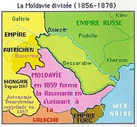 クリミア戦争の結果、1856年に結ばれたパリ条約によってベッサラビア南部がモルダヴィア公国領（1859年にワラキア公国と同君連合、1861年にルーマニア公国）となる。