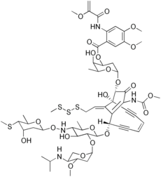 Structural formula of esperamicin A1