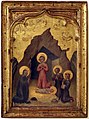 Giovanni di Paolo, Adoration of the Christ child, c.1430-40.