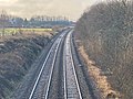 Lostock Junction to Wigan electrification scheme pre -wiring-railway lines