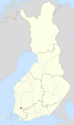 Location of Vampula in Finland