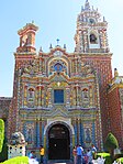 Biserica San Francisco Acatepec (San Andrés Cholula, Mexic), secolele 17-18