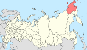 Localisation de Okroug autonome de Tchoukotka